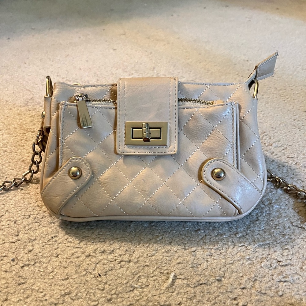 Charming Charlie Tan Crossbody Bag